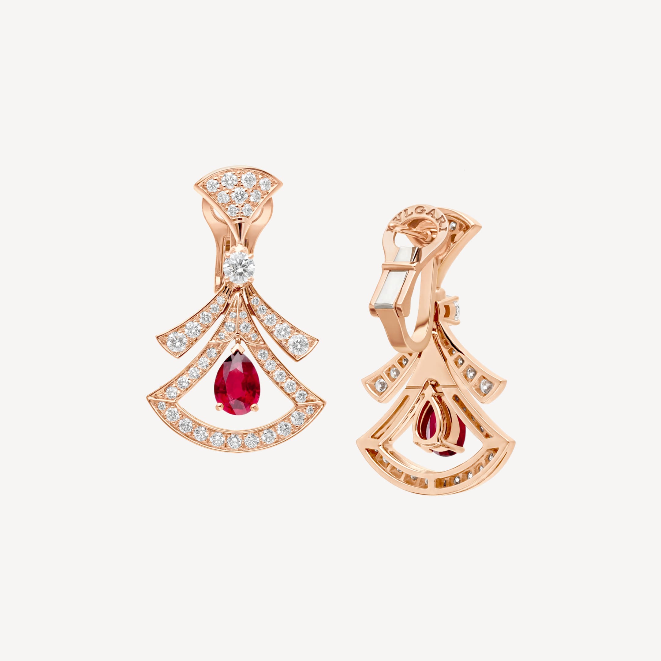 18K BVLGARI BVLGARI Dream Openwork Earrings
