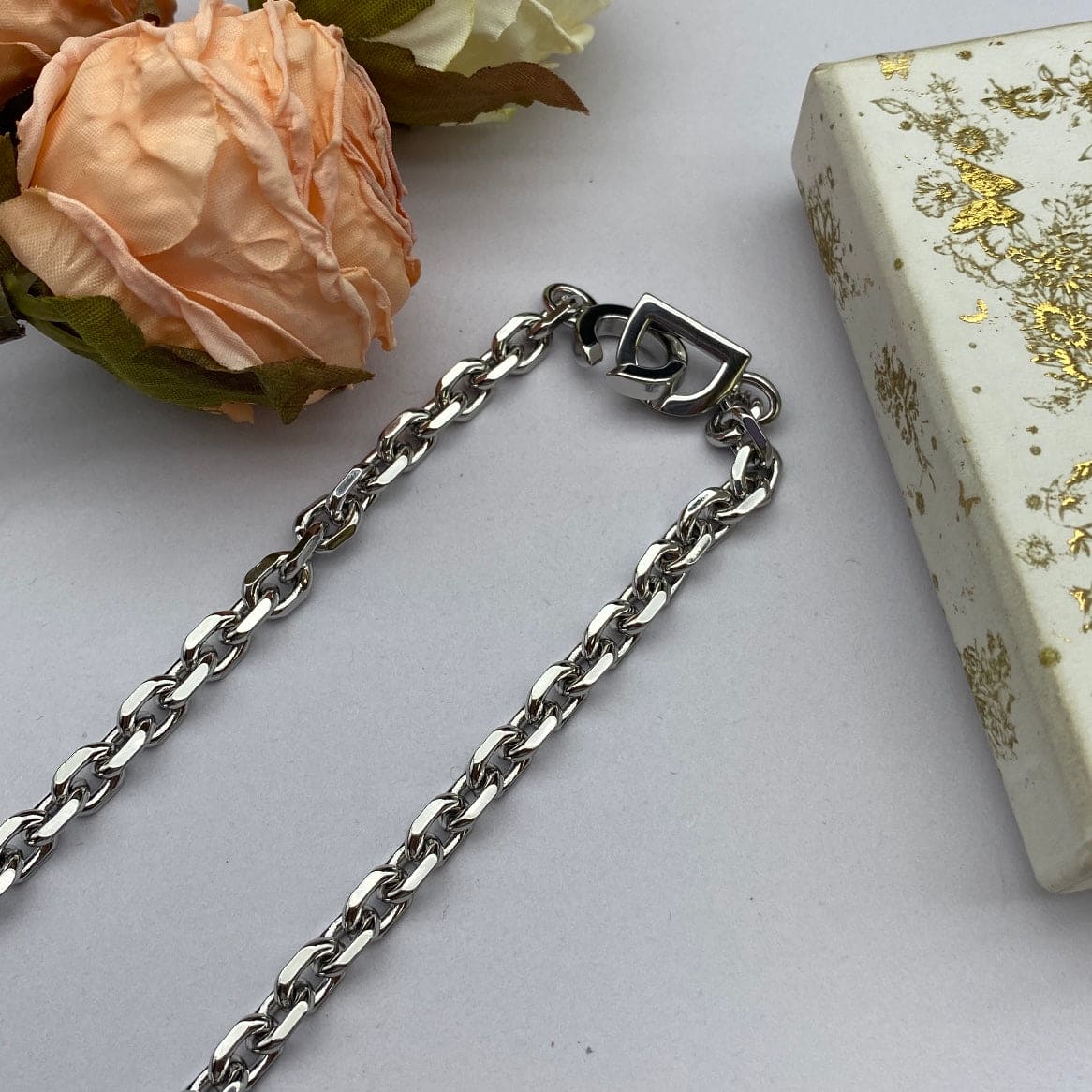 18K Dior Lock Necklace