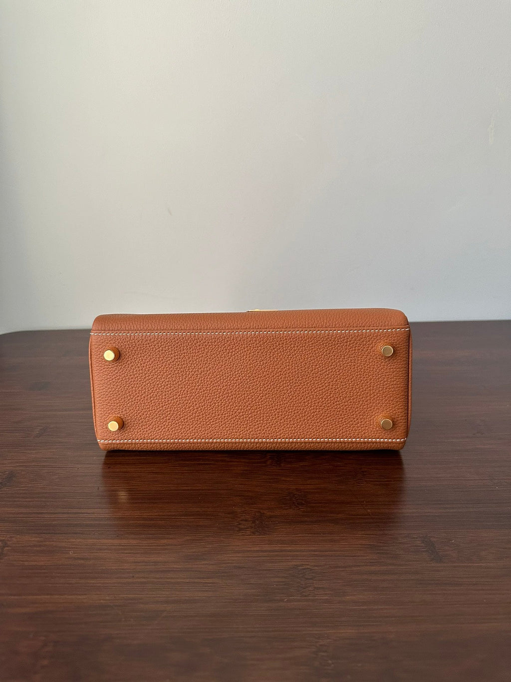 HERMES KELLY 25CM GOLD TOGO GOLD HARDWARE