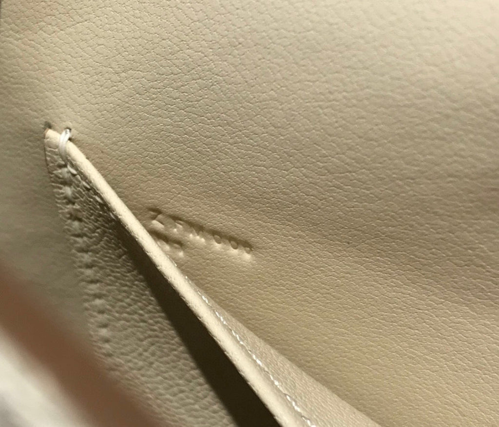 HERMES KELLY MINI 20 WHITE EPSOM SILVER HARDWARE