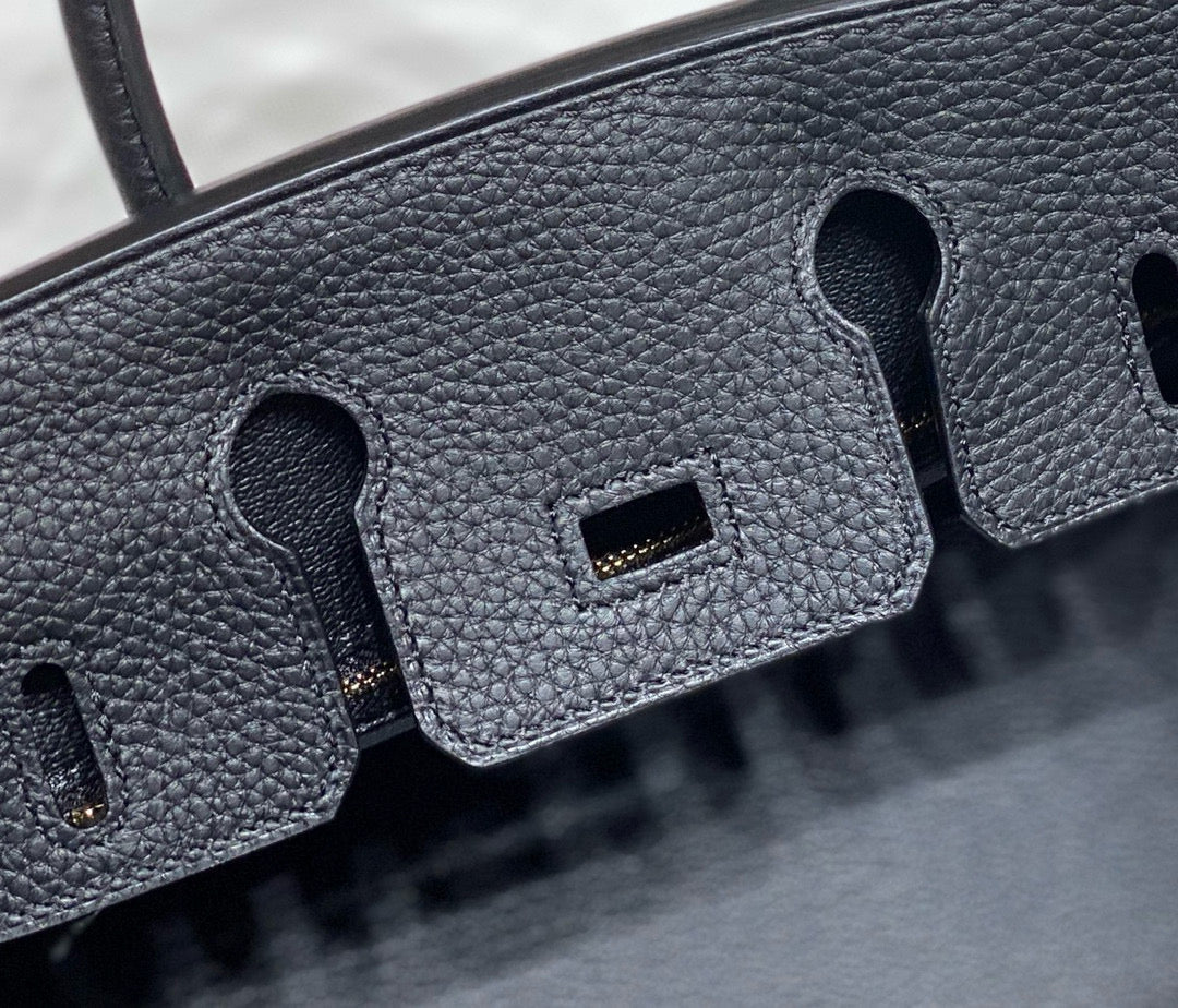 HERMES BIRKIN 30CM IN BLACK TOGO LEATHER GOLD HARDWARE