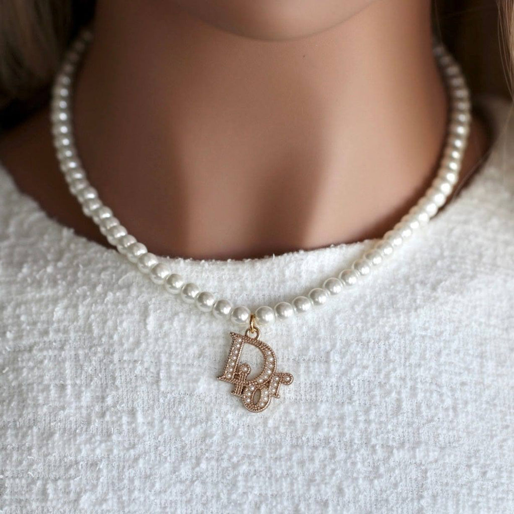 18K Dior Pearl Necklace