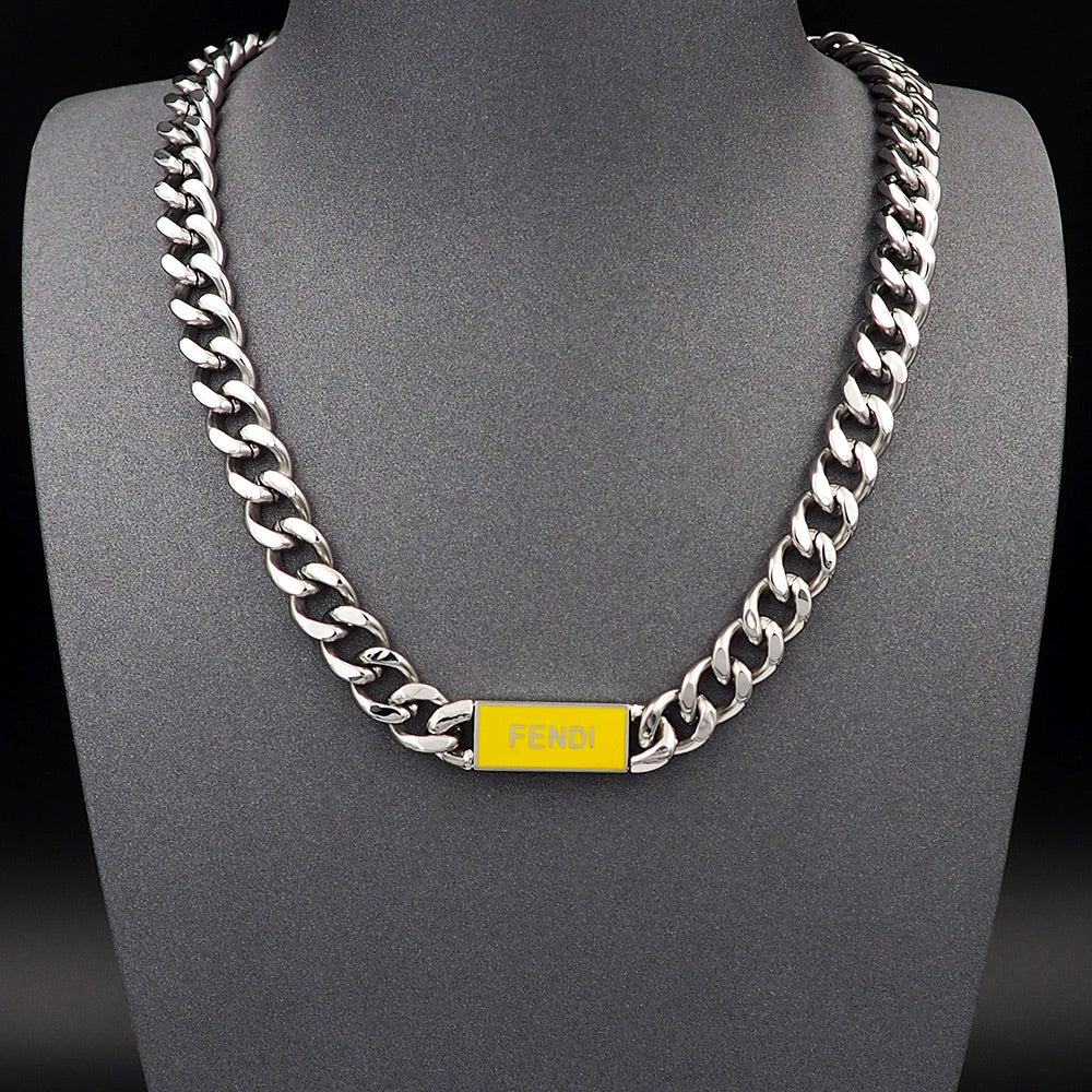 18K Fendi Chain Necklace