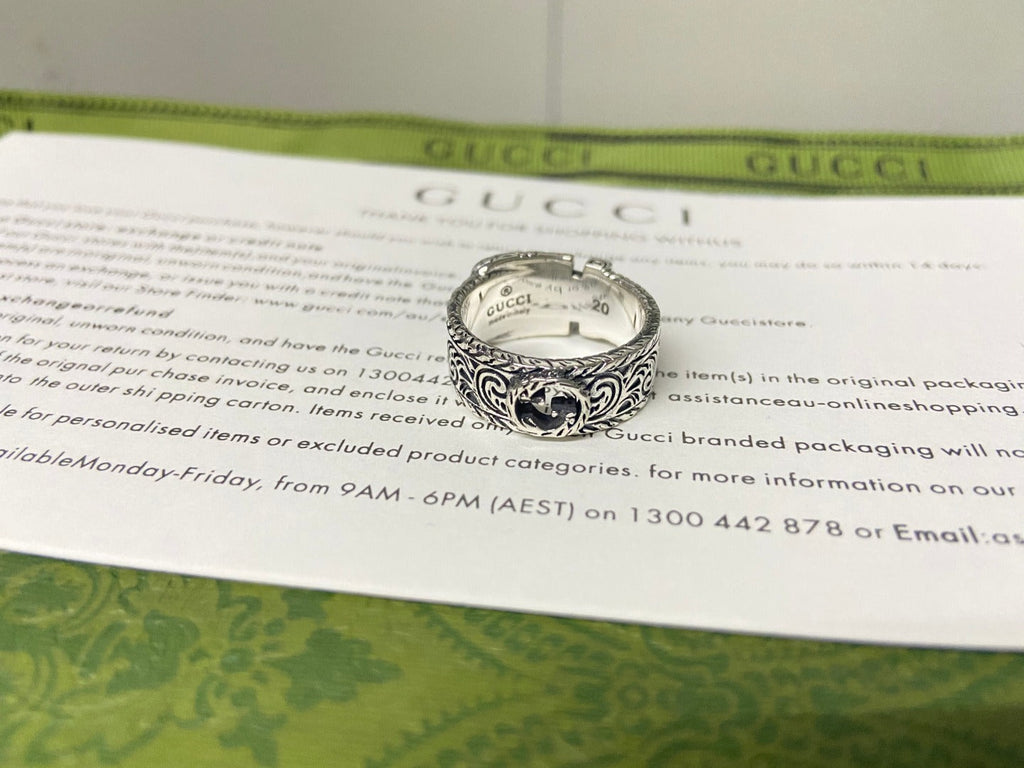 Double Gucci Garden Gatto Ring