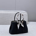 HERMES GARDEN PARTY 23CM IN BLACK CALFSKIN