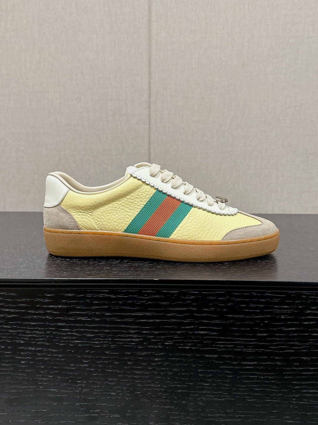 GUCCI & ADIDAS SNEAKER KHAKI CALFSKIN
