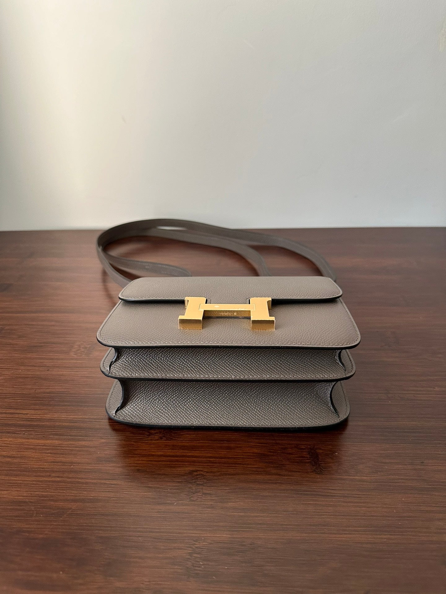 HERMES CONSTANCE 18 ETOUPE EPSOM GOLD HARDWARE