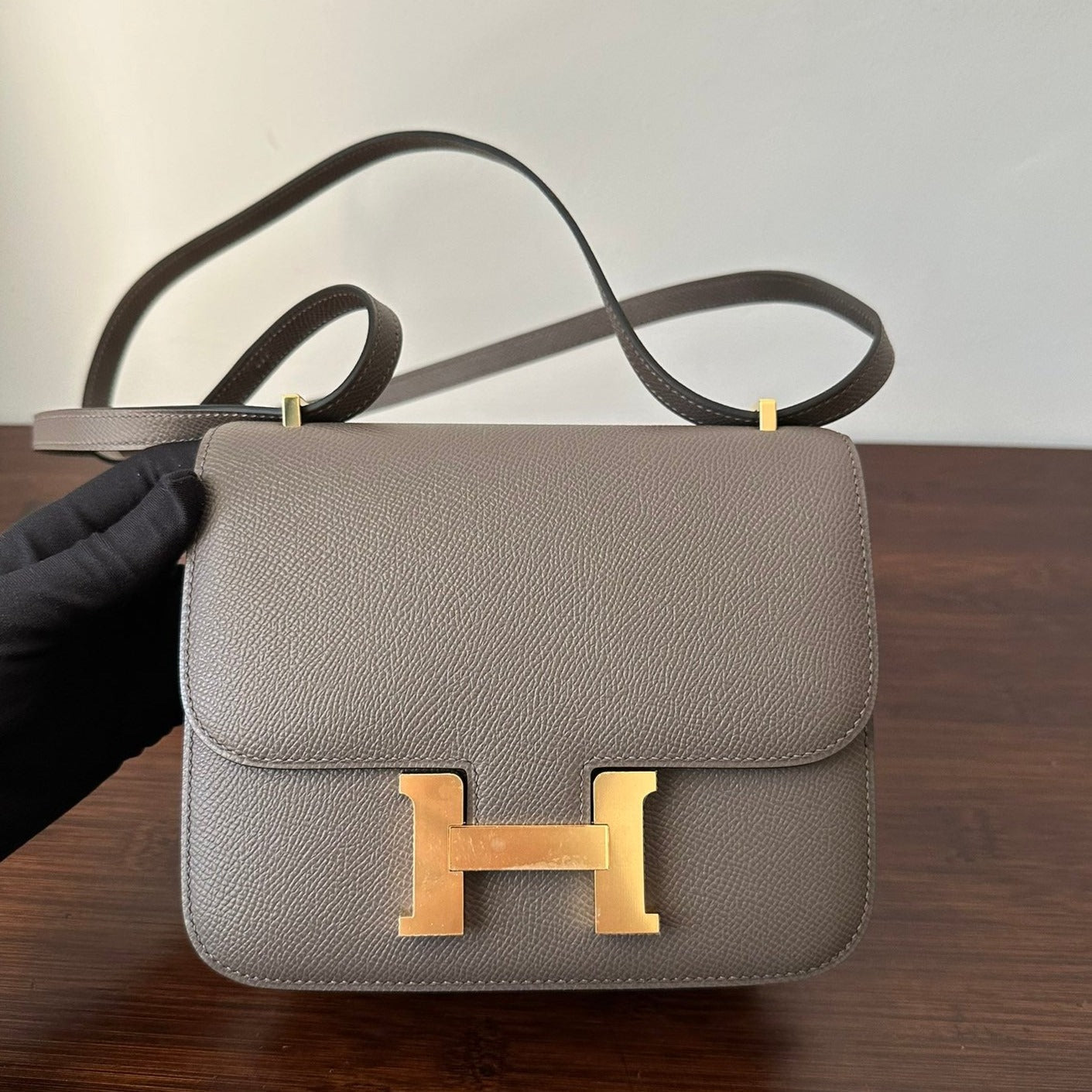 HERMES CONSTANCE 18 ETOUPE EPSOM GOLD HARDWARE