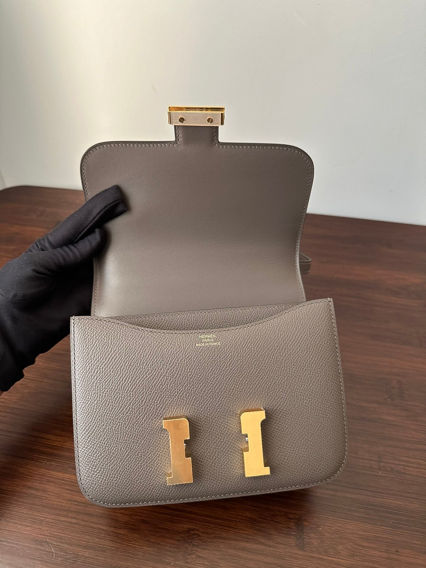 HERMES CONSTANCE 18 ETOUPE EPSOM GOLD HARDWARE