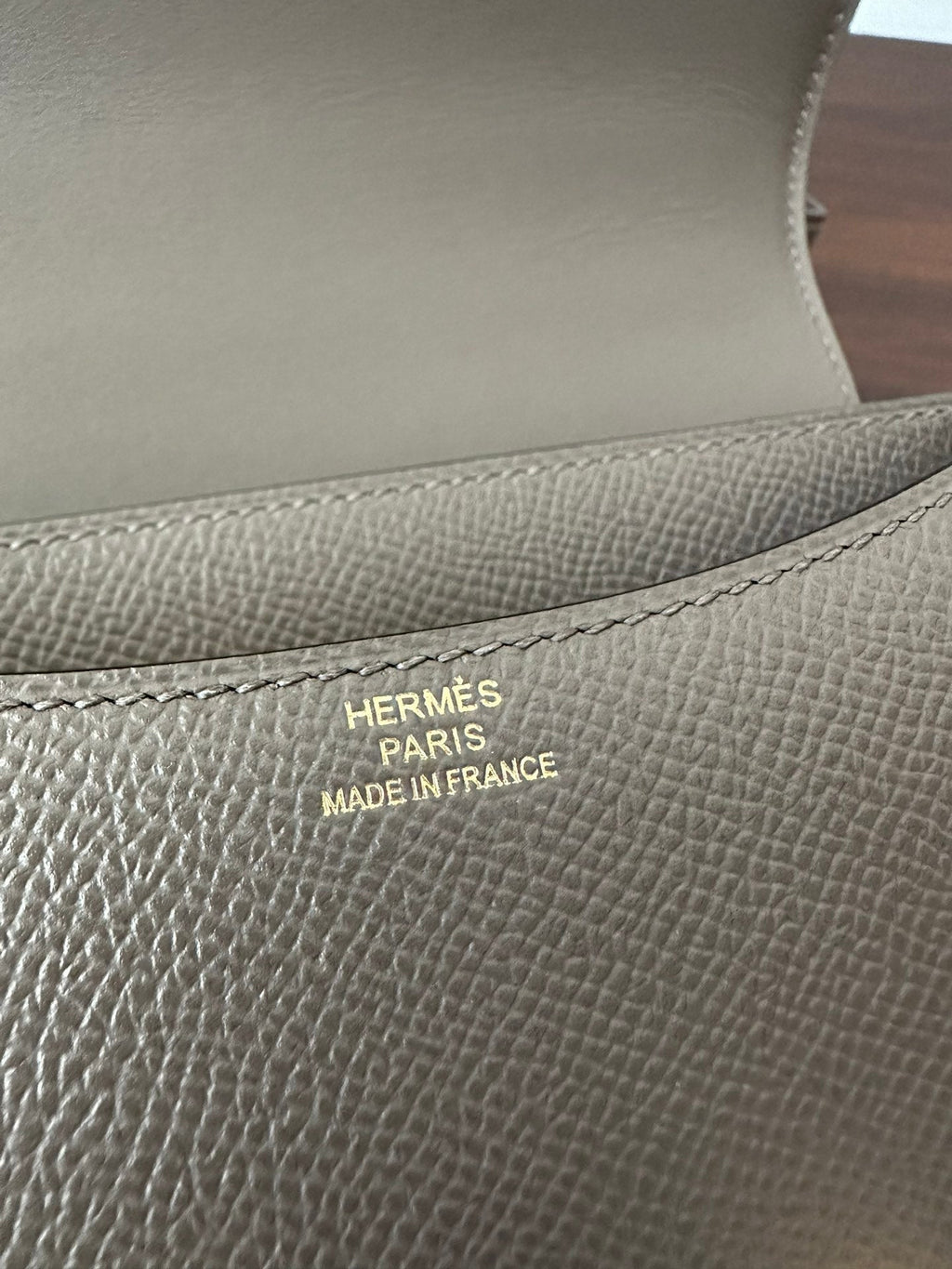 HERMES CONSTANCE 18 ETOUPE EPSOM GOLD HARDWARE