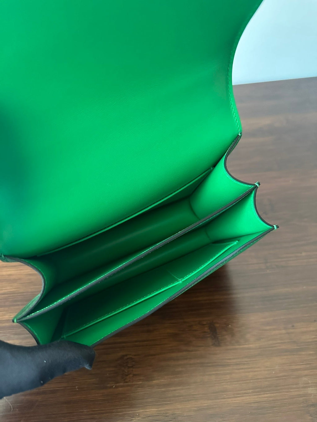 HERMES CONSTANCE 18 GREEN EPSOM GOLD HARDWARE