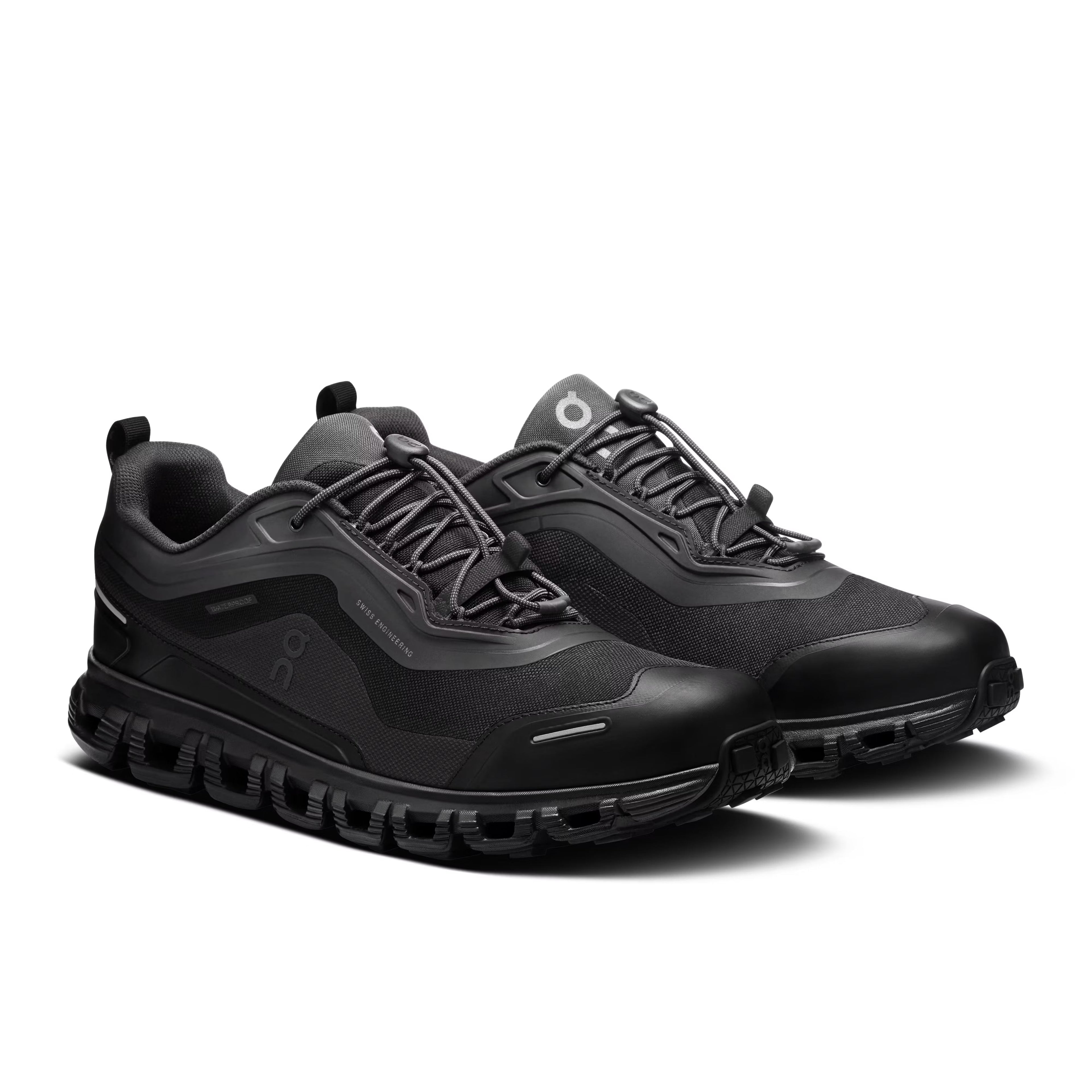 ON Men's Cloud 6 Geo Waterproof Black/Black
